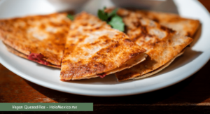 Read more about the article Hummus and Veggie Quesadillas (Vegan)