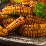 Corn Ribs with Macha Mayo